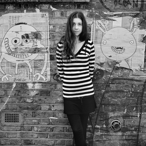 Portrait of Slovenian artist Barbara Jurkovšek